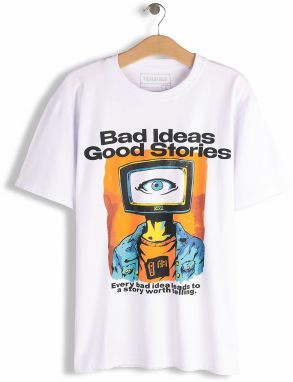 GATE Bavlnené tričko s potlačou