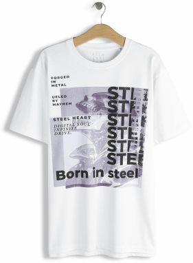 GATE Bavlnené tričko s potlačou