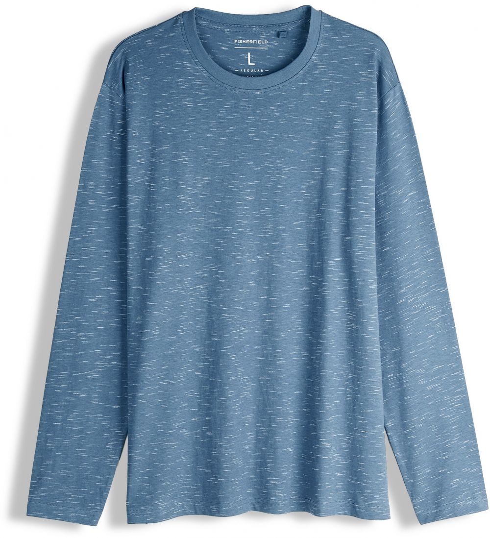 GATE Melírované tričko s dlhým rukávom