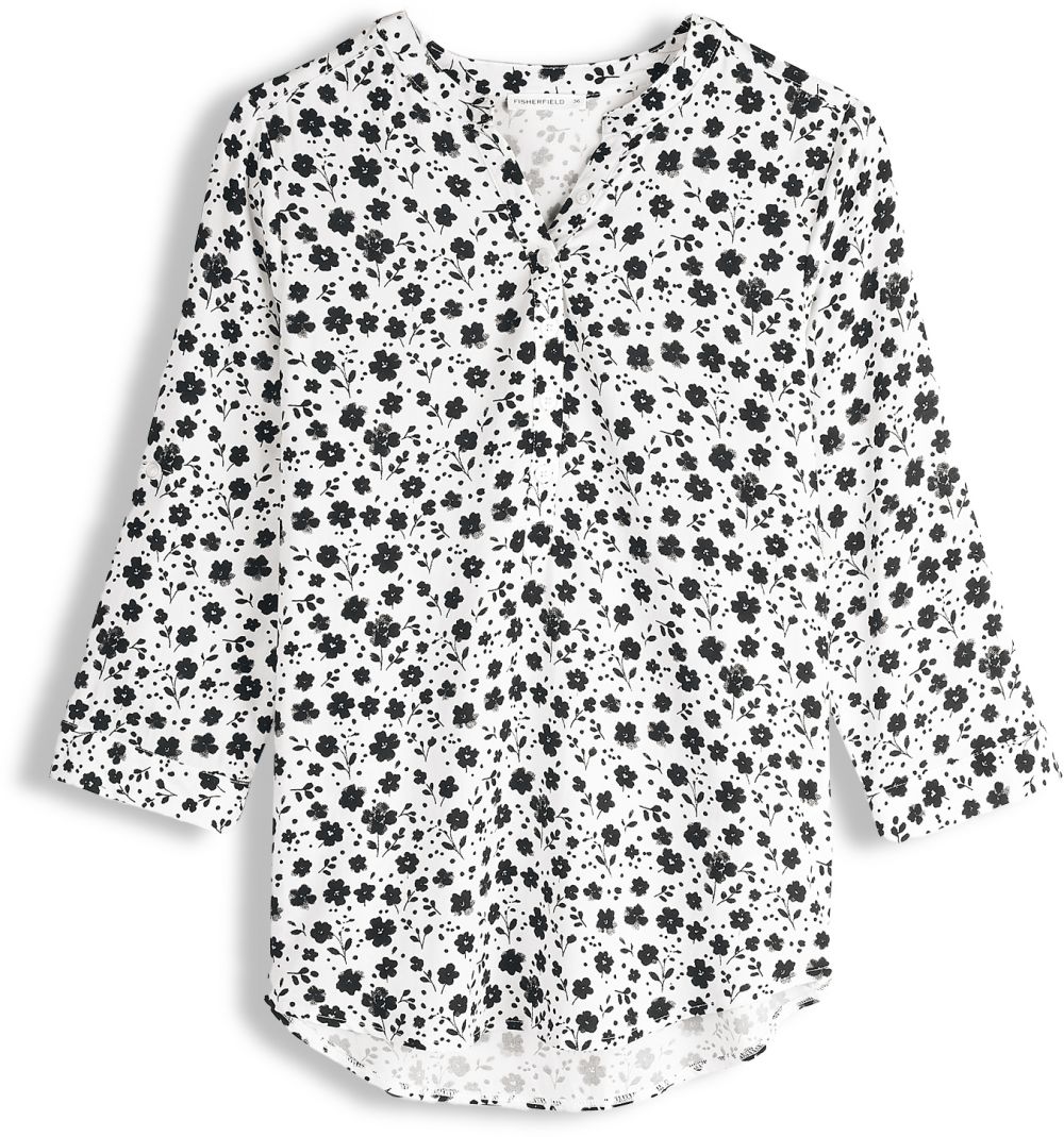 GATE Viskózová blúzka s potlačou