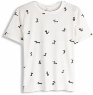 GATE Bavlnené tričko s potlačou