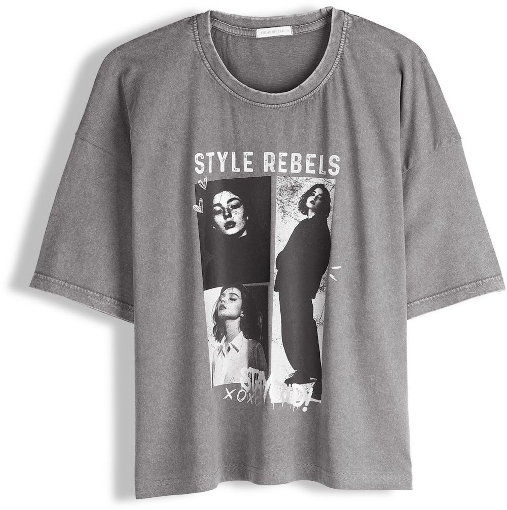 GATE Bavlnené tričko s potlačou