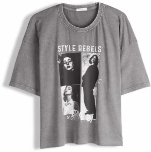 GATE Bavlnené tričko s potlačou