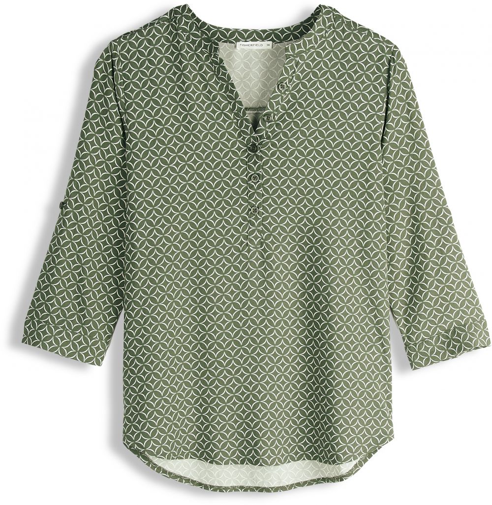 GATE Viskózová blúzka s potlačou