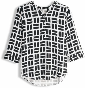 GATE Viskózová blúzka s potlačou