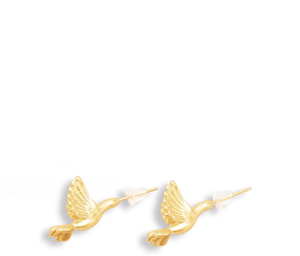 GATE Náušnice v tvare vtáčika