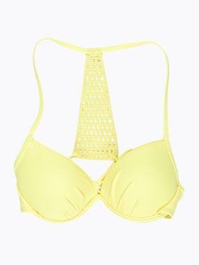 GATE Bikinový top s háčkovaným detailom