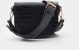 Sinsay - Kabelka v štýle saddle bag - Čierna