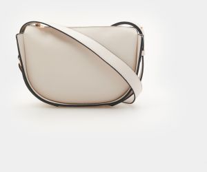 Sinsay - Kabelka v štýle saddle bag - Krémová