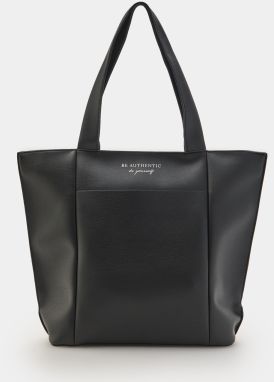 Sinsay - Kabelka shopper - Čierna