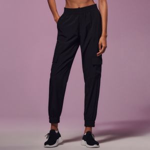 Sinsay - Nohavice s elastickými lemami GYM HARD - Čierna