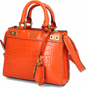 GUESS KATEY CROC MINI SATCHEL