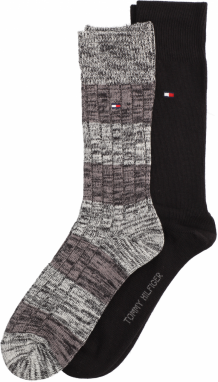 Tommy Hilfiger SOCK SLUB MOULINE RUGBY BOOTSOCK 2P