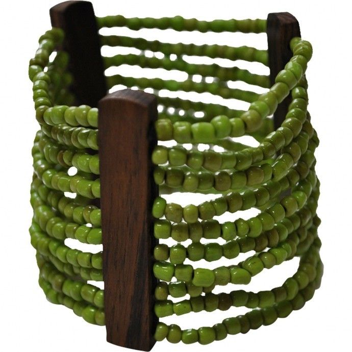 Bushman náramok Afrika green UNI