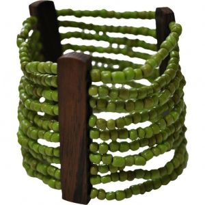 Bushman náramok Afrika green UNI