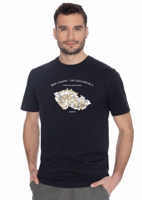 Bushman tričko Map black M