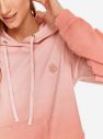 Ružová dámska mikina s kapucou TOP SECRET galéria