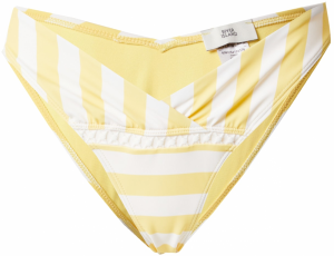 River Island Bikinové nohavičky  žltá / biela