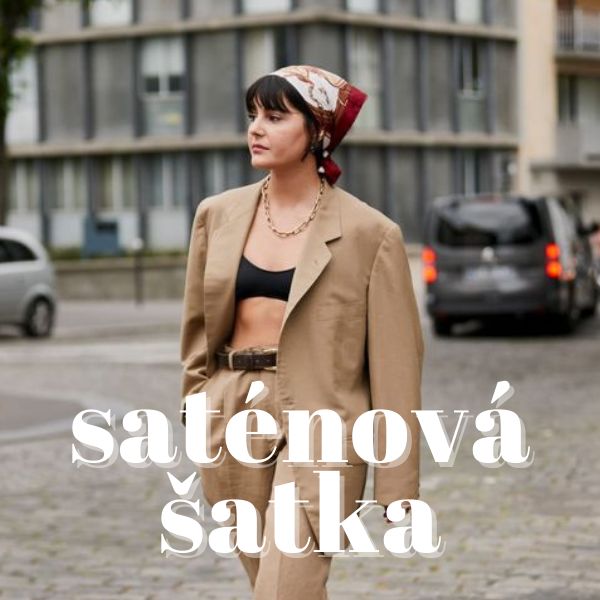 Trend: Saténová šatka 