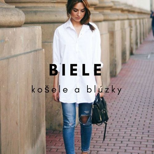 Biele košele a blúzky
