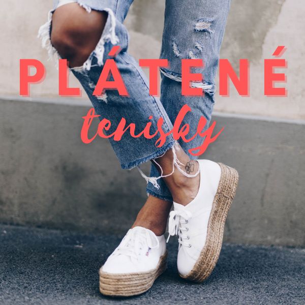 Plátené tenisky 2021