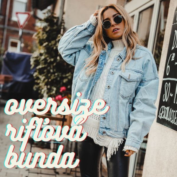 Oversize rifľová bunda