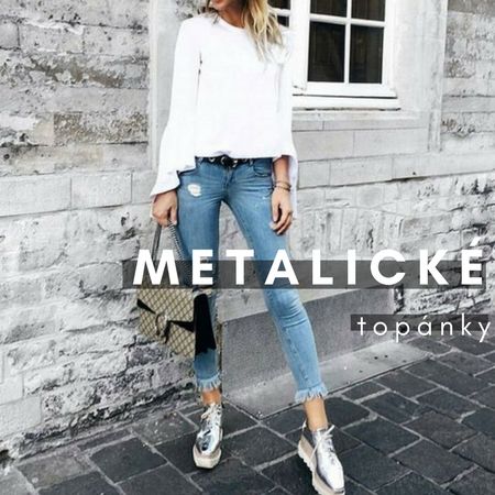 Metalické topánky
