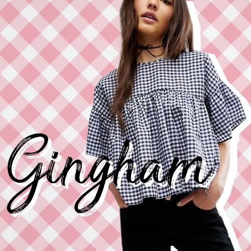 Gingham kúsky