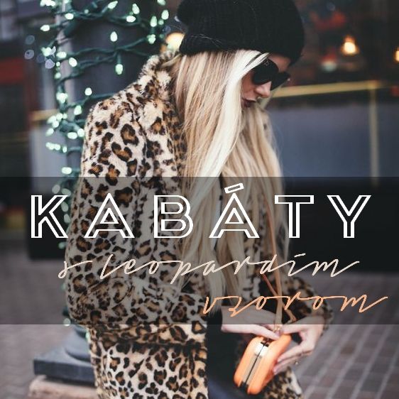 Kabáty a bundy s leopardím vzorom