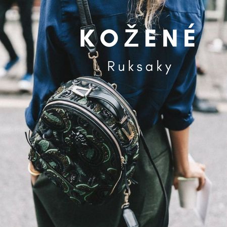 Kožené ruksaky