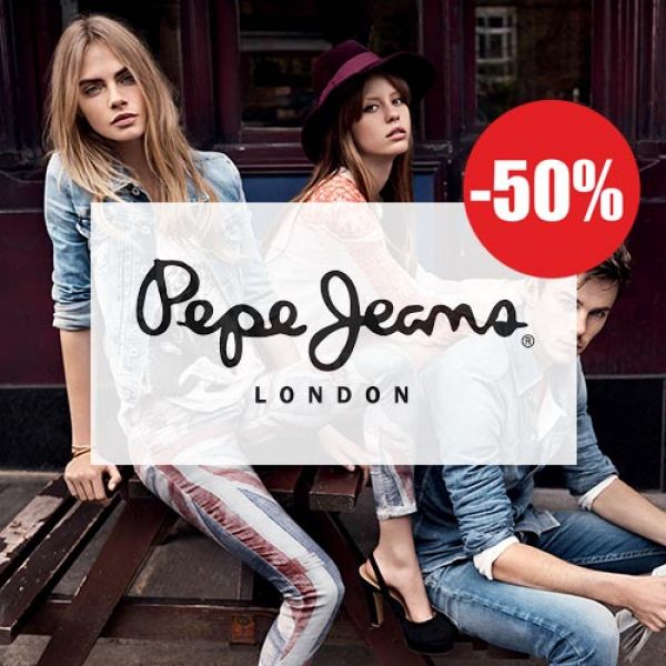 Pepe Jeans so zľavou 50% 