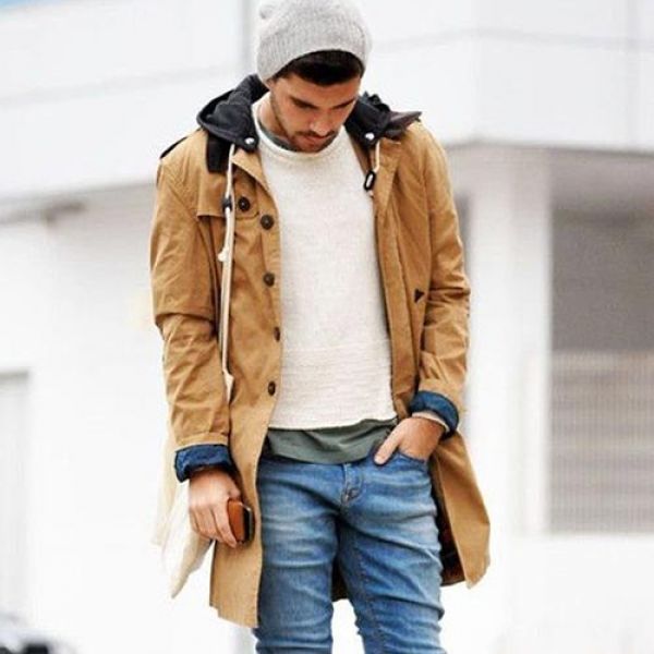 Pánsky outfit do chladného počasia