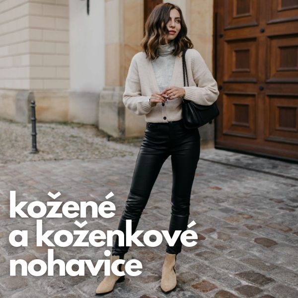 Trend: Kožené a koženkové nohavice