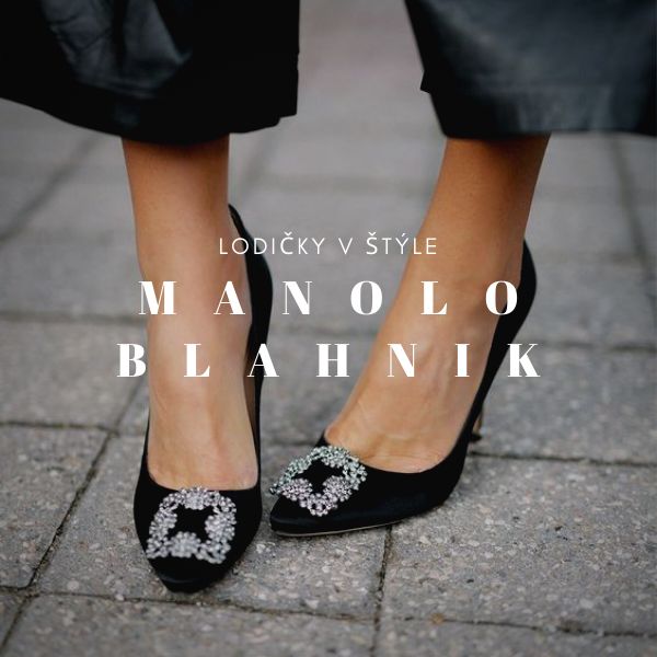 Lodičky v štýle Manolo Blahnik