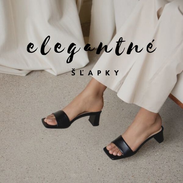 Elegantné šľapky