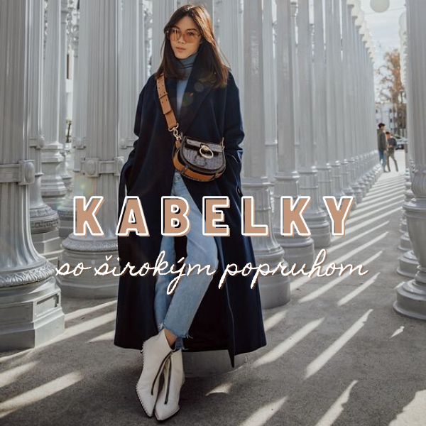 Kabelky so širokým popruhom 