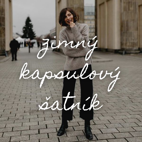 Zimný kapsulový šatník