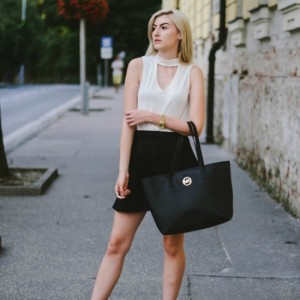 Čiernobiely look