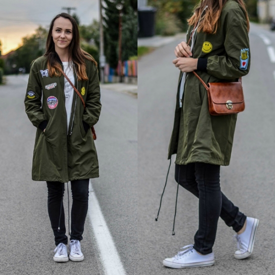 Zelená parka