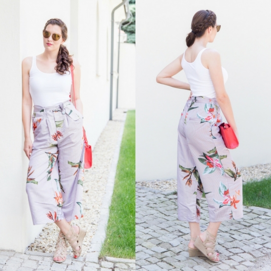 Kvetinové culottes