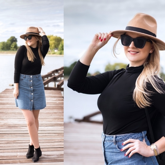 Rifľová sukňa do A