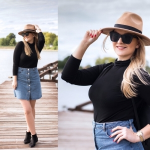 Rifľová sukňa do A