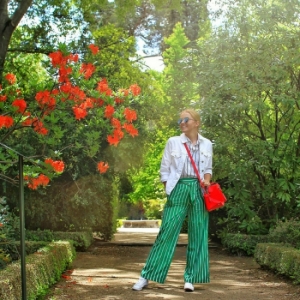 Zelené culottes
