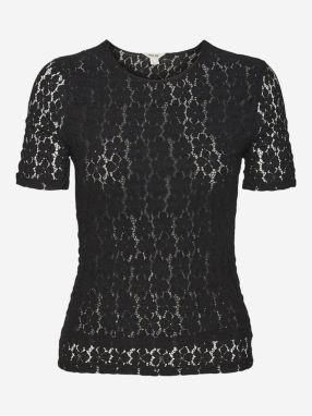 Black women's lace T-shirt AWARE by VERO MODA Vania - Women