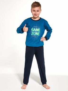 Pyjamas Cornette Young Boy 267/131 Game Zone L/R 134-164 Marine