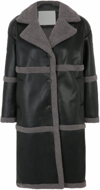Vero Moda Petite Zimný kabát 'METHA'  sivá / čierna