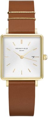 Rosefield The Boxy White Sunray Cognac Gold QSCG-Q029