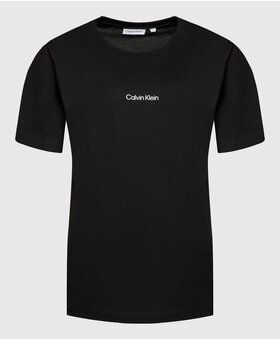 Calvin Klein Curve Tričko Inclusive Micro Logo K20K203712 Čierna Regular Fit
