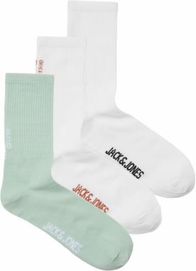 JACK & JONES Ponožky 'BORA'  hnedá / mätová / čierna / biela