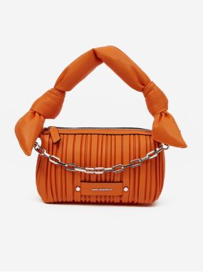 Orange Ladies Handbag KARL LAGERFELD Kushion Knotted - Women